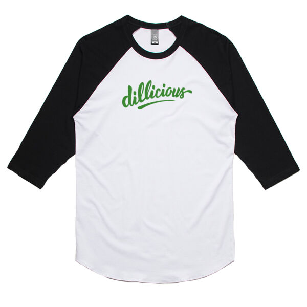 Dillicious Baseball T-Shirt Thumbnail